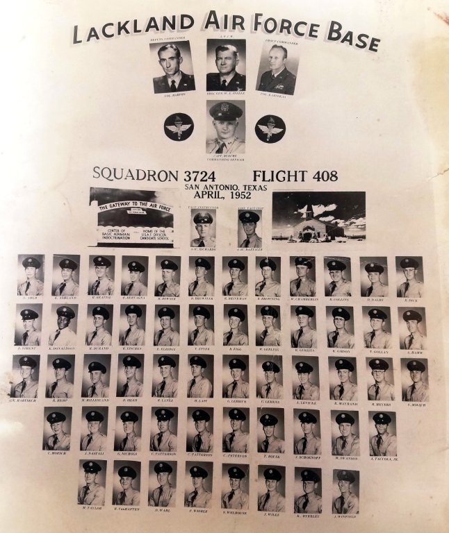 1952,Lackland AFB,Squadron 3724,Flight 408
