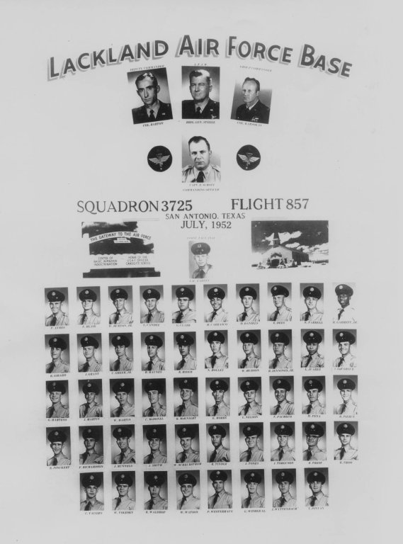 1952,Lackland AFB,Squadron 3725,Flight 857