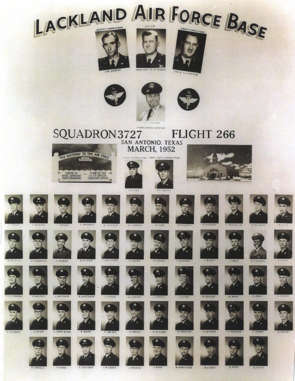 1952,Lackland AFB,Squadron 3727,Flight 266