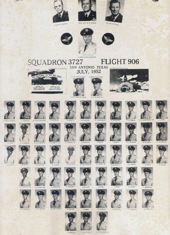 1952,Lackland AFB,Squadron 3727,Flight 906