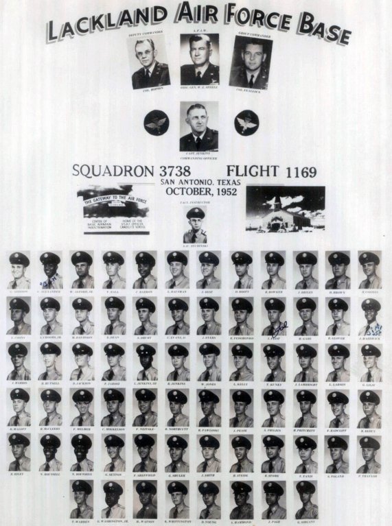 1952,Lackland AFB,Squadron 3738,Flight 1169