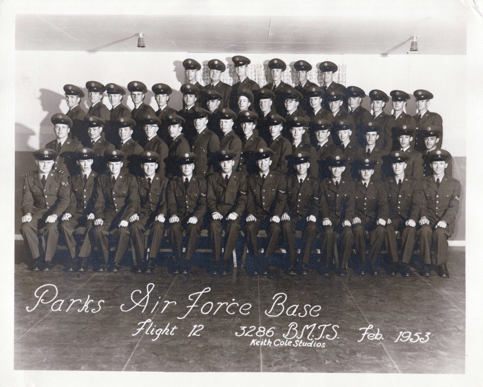 1953, Parks AFB, Squadron 3286, Flight 12