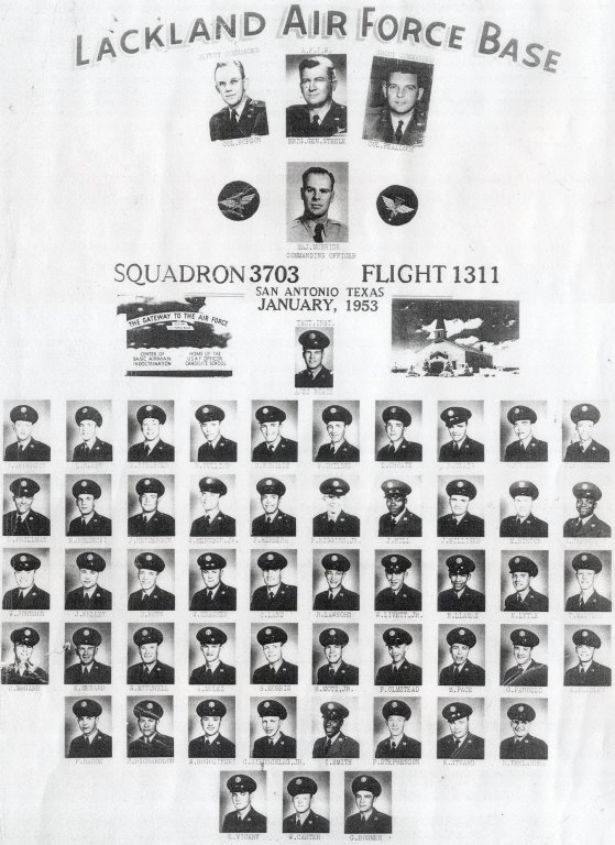 1953,Lackland AFB,Squadron 3703,Flight 1311