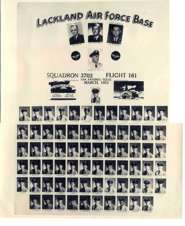 1953,Lackland AFB,Squadron 3703,Flight 161