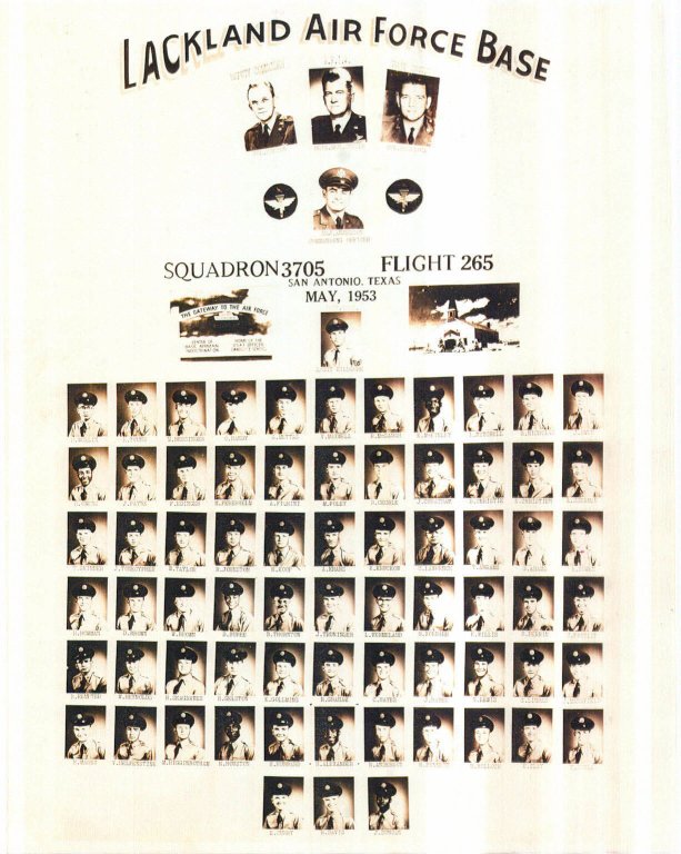 1953,Lackland AFB,Squadron 3705,Flight 265