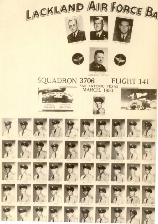 1953,Lackland AFB,Squadron 3706,Flight 141