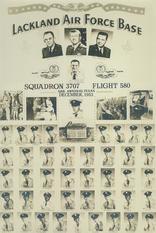 1953,Lackland AFB,Squadron 3707,Flight 580