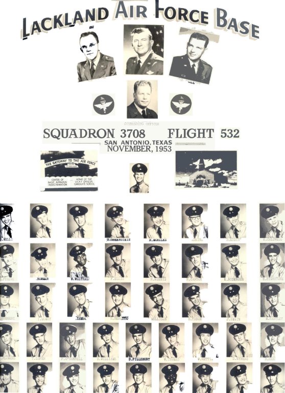 1953,Lackland AFB,Squadron 3708,Flight 532