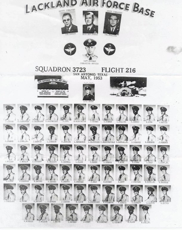 1953,Lackland AFB,Squadron 3723,Flight 216