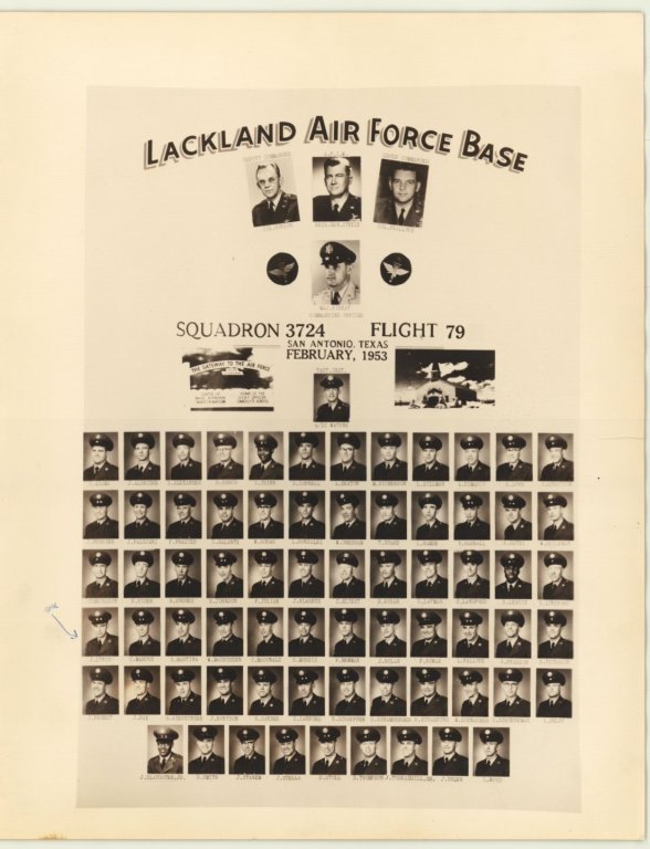 1953,Lackland AFB,Squadron 3724,Flight 79