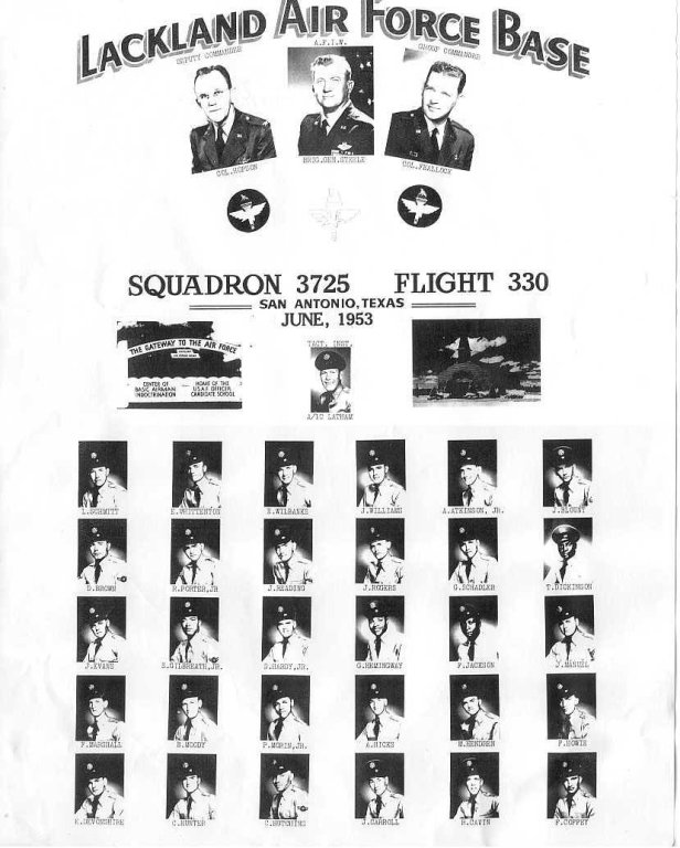 1953,Lackland AFB,Squadron 3725,Flight 330