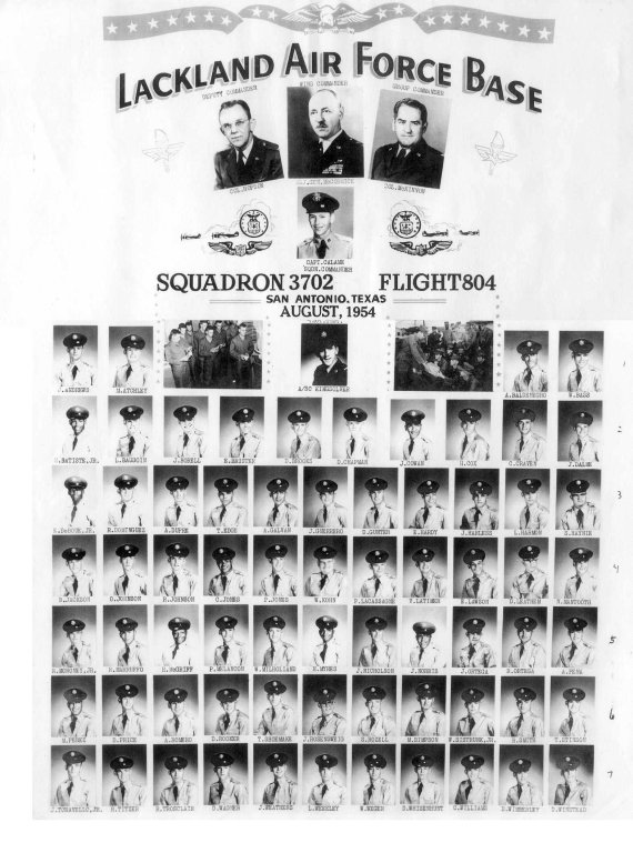 1954,Lackland AFB,Squadron 3702,Flight 804