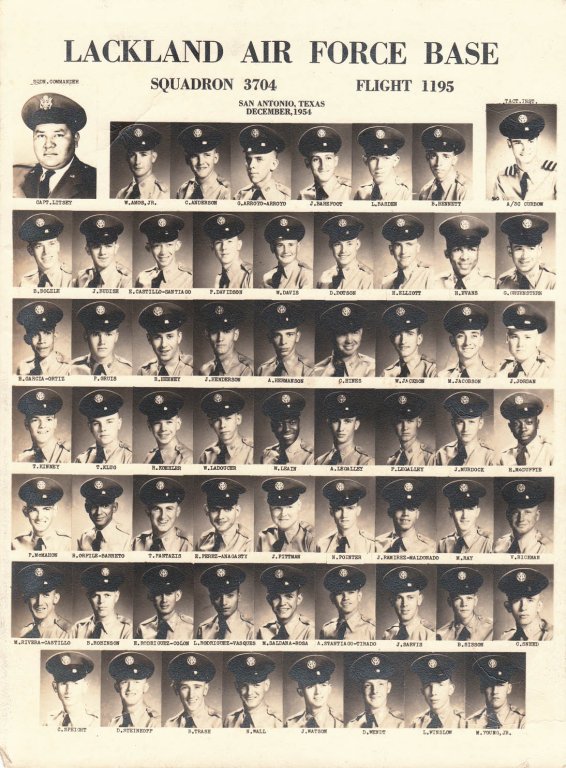 1954,Lackland AFB,Squadron 3704,Flight 1195