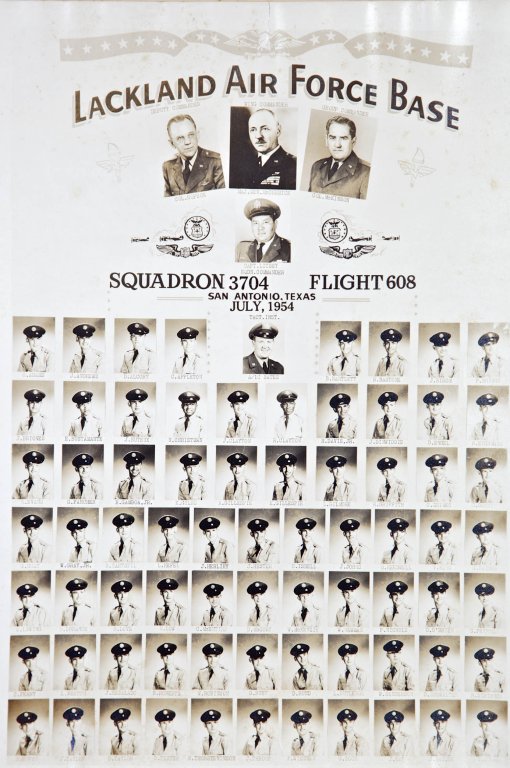 1954,Lackland AFB,Squadron 3704,Flight 608