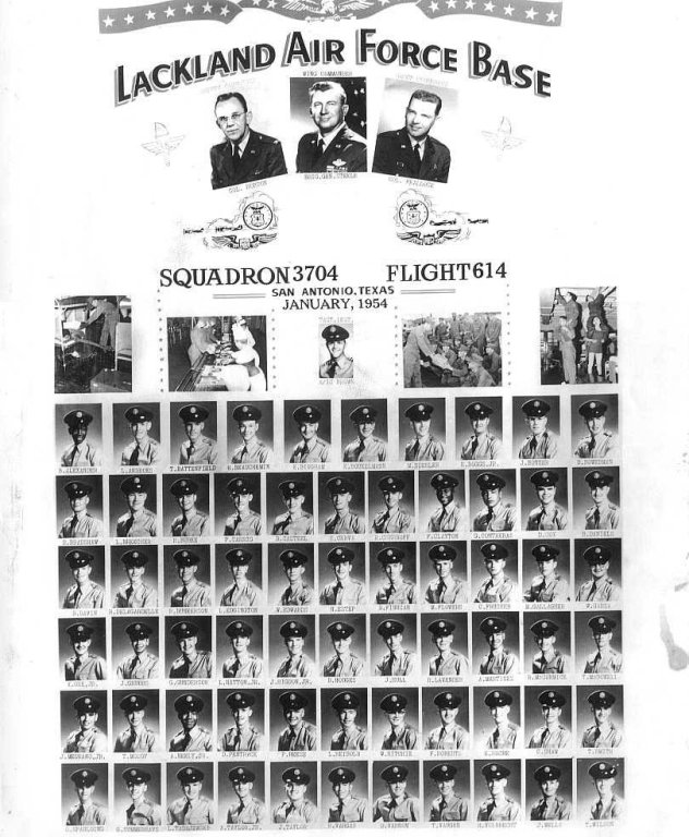 1954,Lackland AFB,Squadron 3704,Flight 614