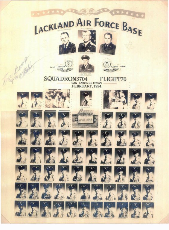 1954,Lackland AFB,Squadron 3704,Flight 70