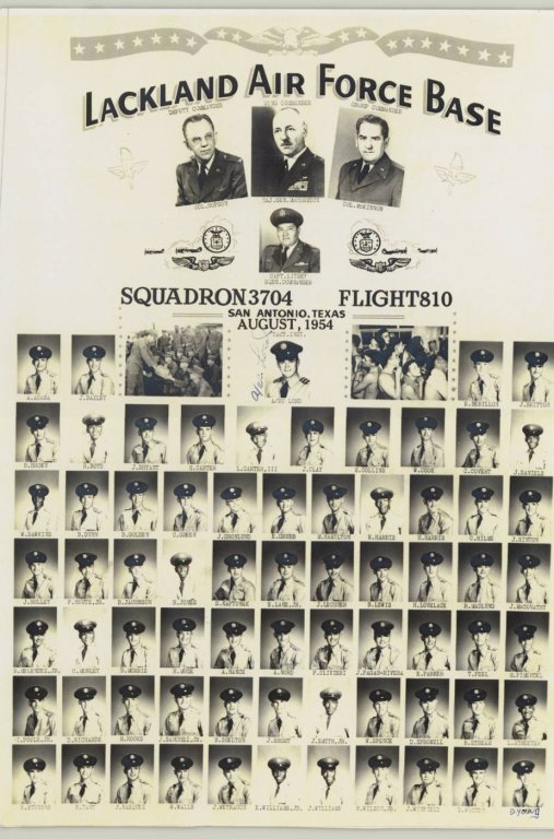 1954,Lackland AFB,Squadron 3704,Flight 810