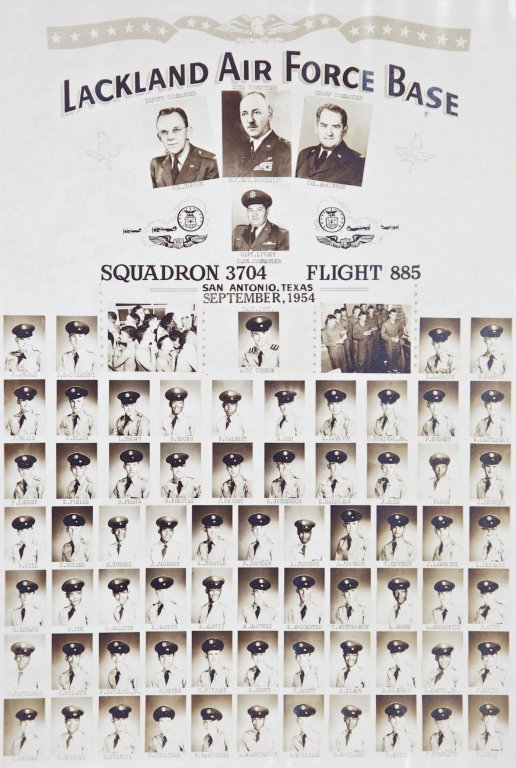 1954,Lackland AFB,Squadron 3704,Flight 885