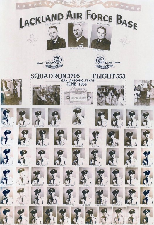 1954,Lackland AFB,Squadron 3705,Flight 553