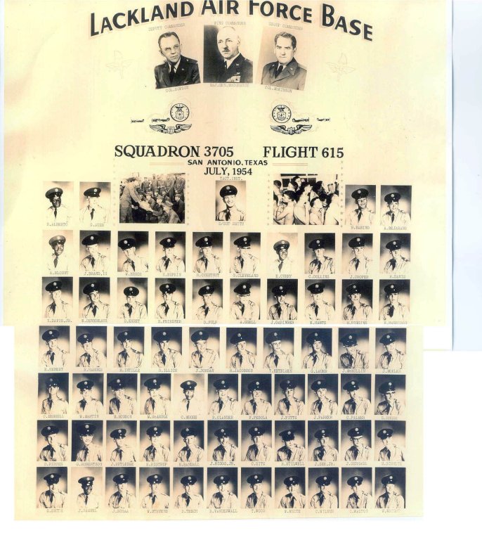 1954,Lackland AFB,Squadron 3705,Flight 615