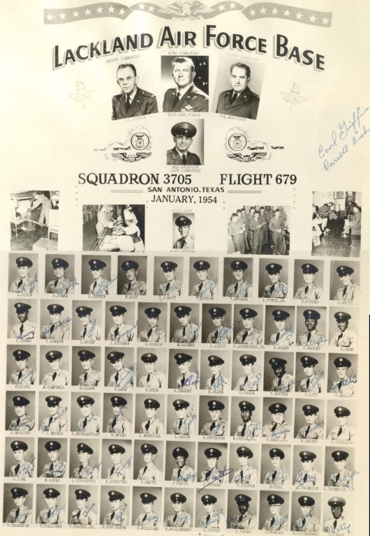 1954,Lackland AFB,Squadron 3705,Flight 679