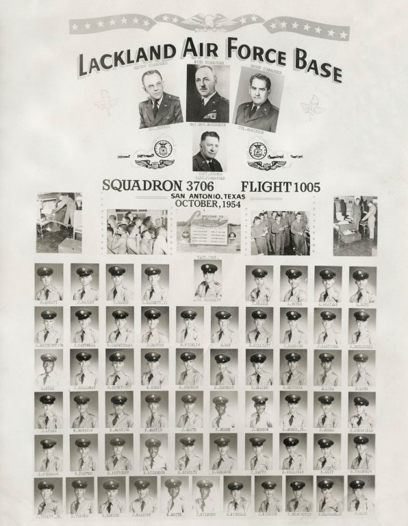 1954,Lackland AFB,Squadron 3706,Flight 1005