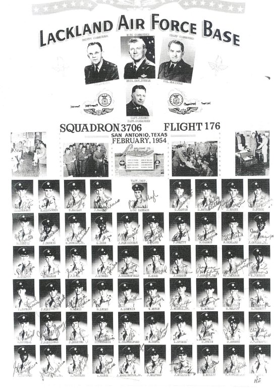 1954,Lackland AFB,Squadron 3706,Flight 176