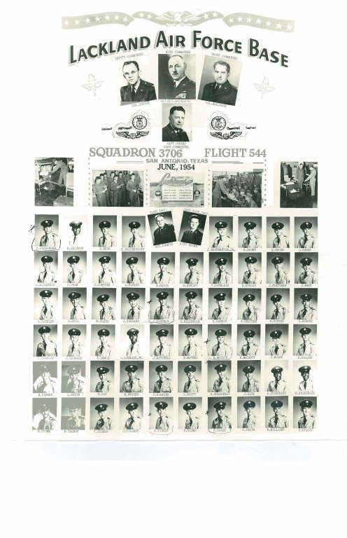 1954,Lackland AFB,Squadron 3706,Flight 544