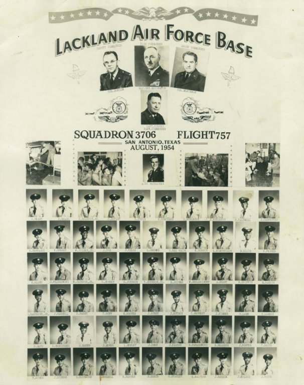 1954,Lackland AFB,Squadron 3706,Flight 757