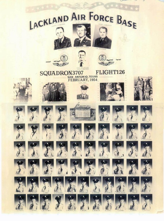 1954,Lackland AFB,Squadron 3707,Flight 126