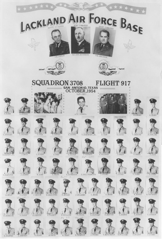 1954,Lackland AFB,Squadron 3708,Flight 917