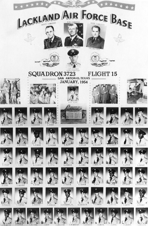 1954,Lackland AFB,Squadron 3723,Flight 15