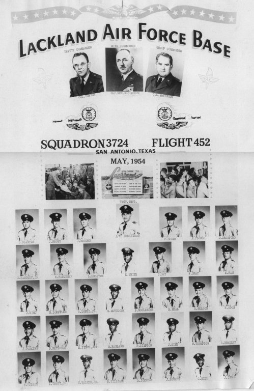 1954,Lackland AFB,Squadron 3724,Flight 452