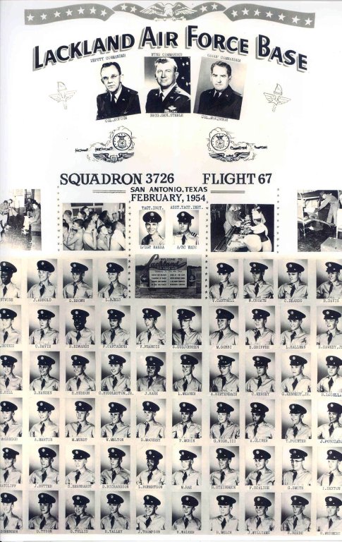 1954,Lackland AFB,Squadron 3726,Flight 67