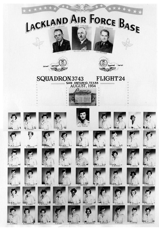 1954,Lackland AFB,Squadron 3743,Flight 24