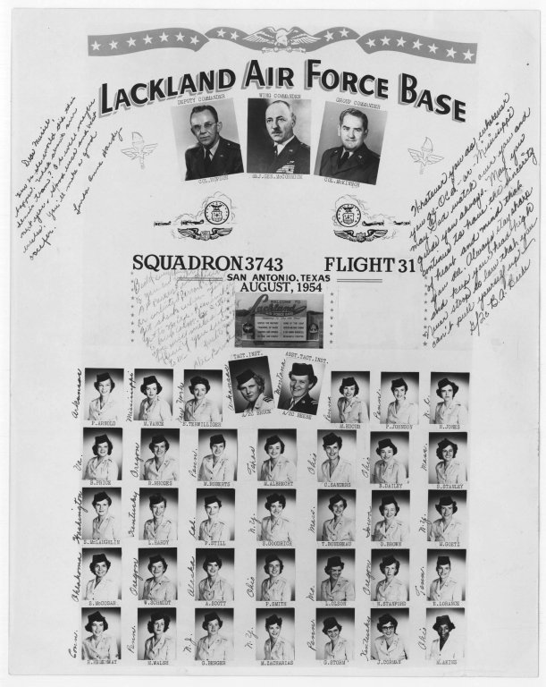 1954,Lackland AFB,Squadron 3743,Flight 31