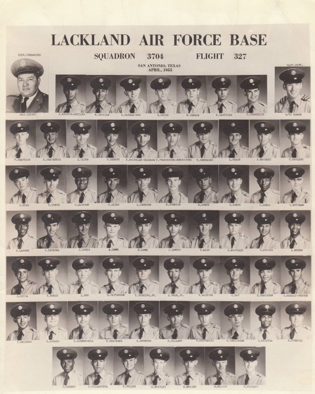 1955,Lackland AFB,Squadron 3704,Flight 327