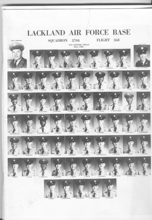 1955,Lackland AFB,Squadron 3704,Flight 368