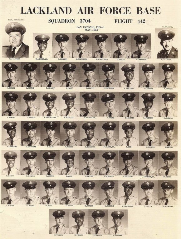 1955,Lackland AFB,Squadron 3704,Flight 442