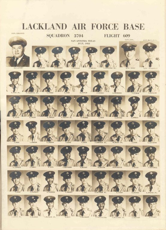 1955,Lackland AFB,Squadron 3704,Flight 609