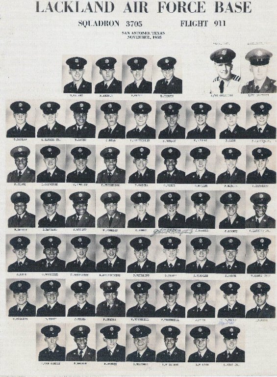 1955,Lackland AFB,Squadron 3705,Flight 911