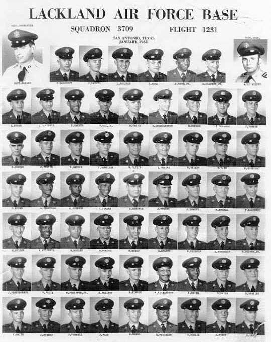 1955,Lackland AFB,Squadron 3709,Flight 1231