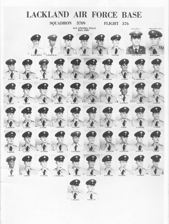 1955,Lackland AFB,Squadron 3709,Flight 376
