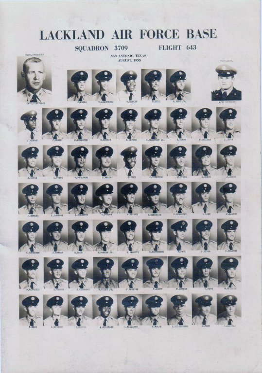 1955,Lackland AFB,Squadron 3709,Flight 643