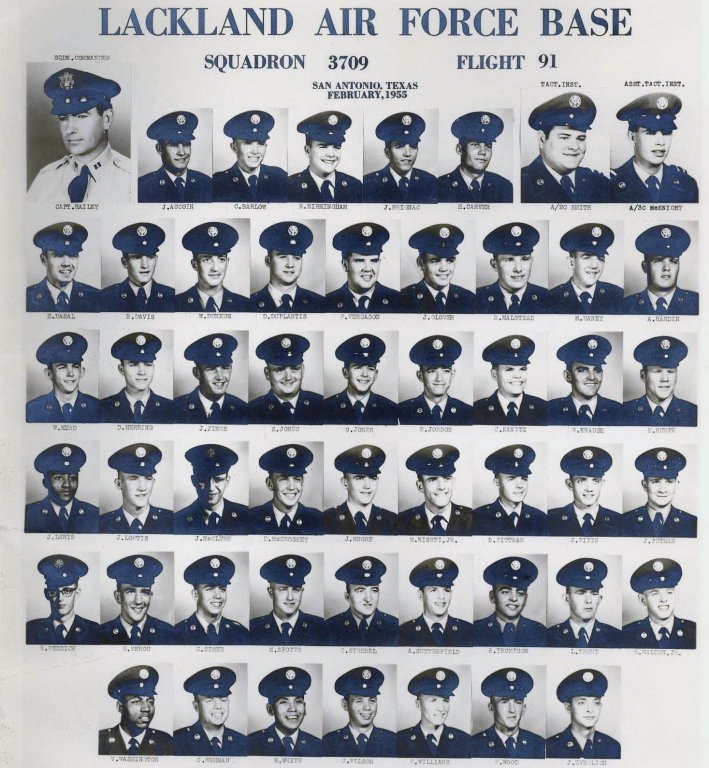 1955,Lackland AFB,Squadron 3709,Flight 91