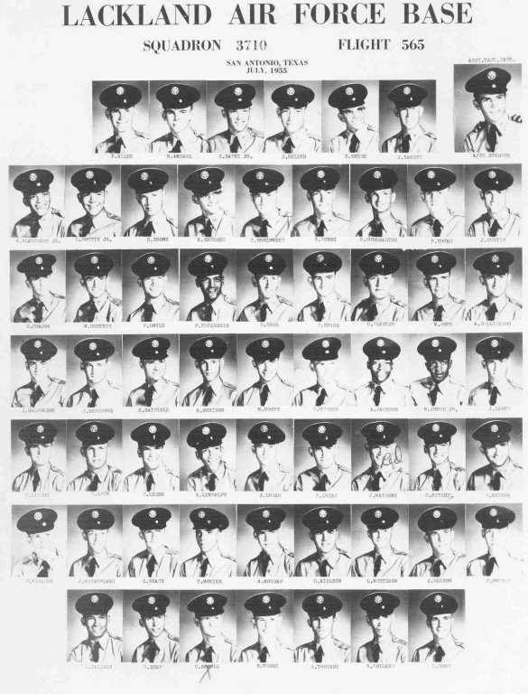1955,Lackland AFB,Squadron 3710,Flight 565