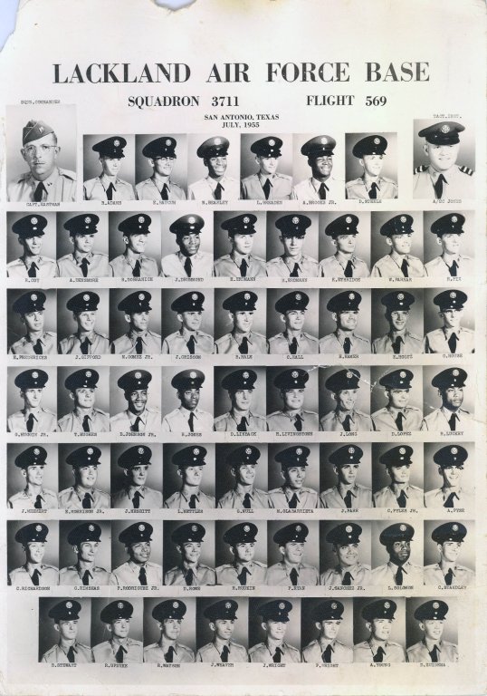 1955,Lackland AFB,Squadron 3711,Flight 569