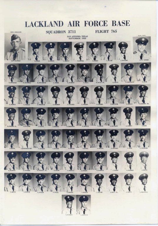 1955,Lackland AFB,Squadron 3711,Flight 765