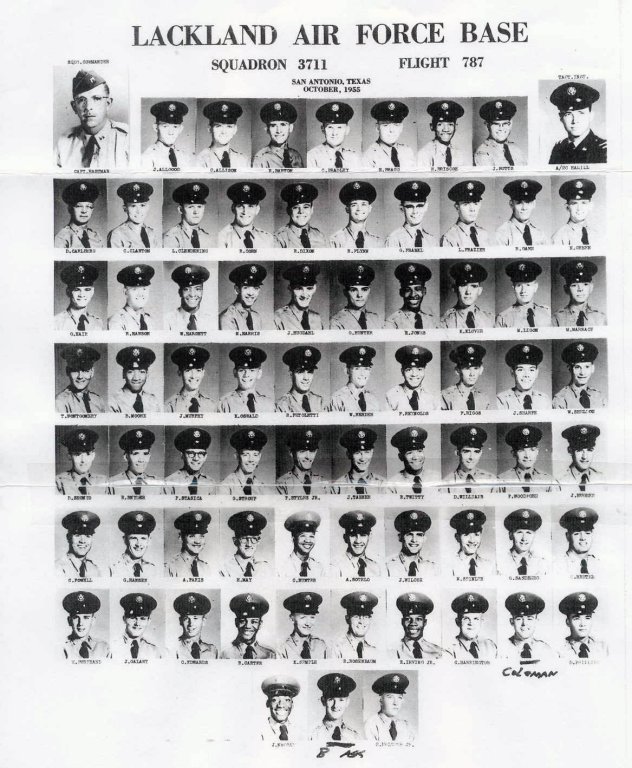 1955,Lackland AFB,Squadron 3711,Flight 787