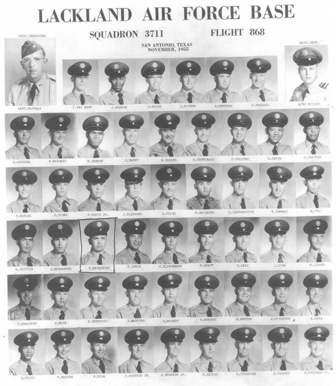 1955,Lackland AFB,Squadron 3711,Flight 868
